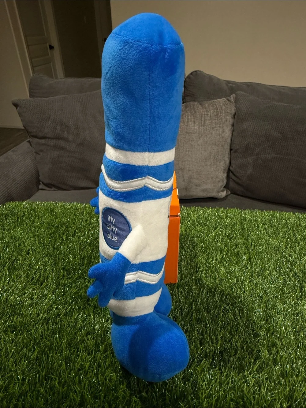Crayola Experience Crayon Plush Itty Bitty Blue Stuffed Toy 15